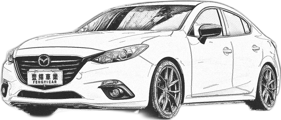 Mazda Mazda3 素描